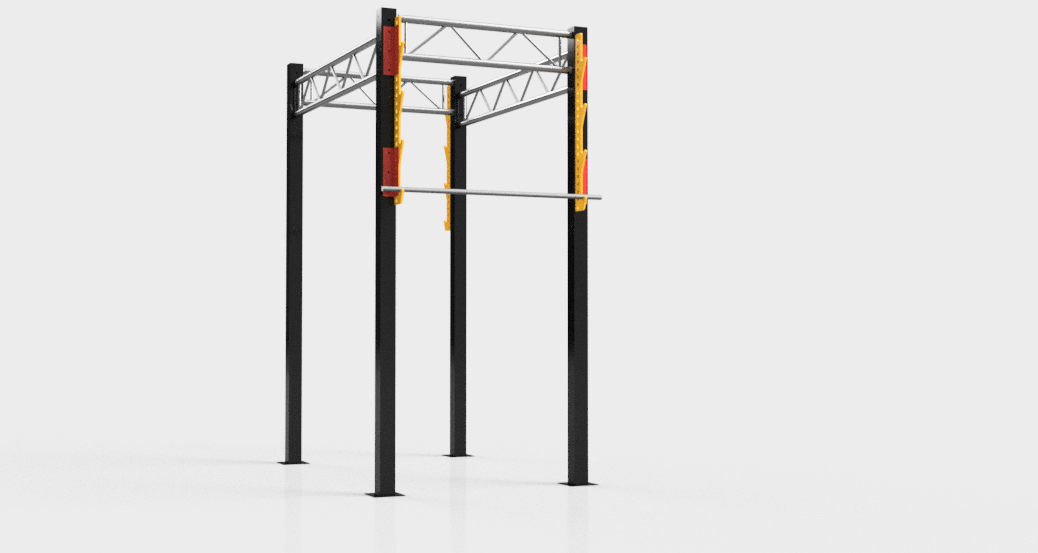 Power Tower - Ninja Warrior Salmon Ladder Obstacle Course